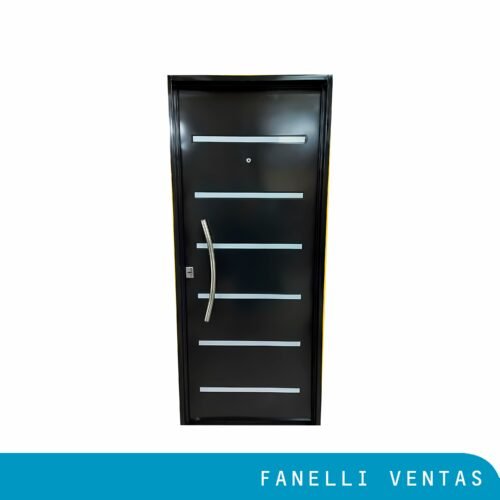 Puerta Doble Chapa Inyectada Modelo 610 C/barral Curvo