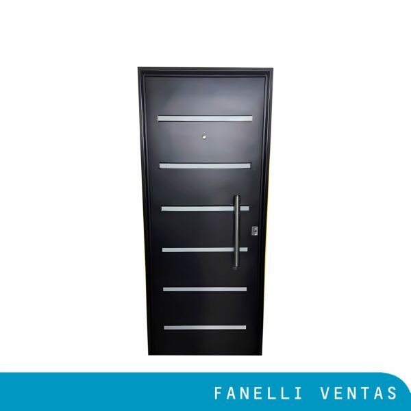 Puerta Doble Chapa Inyectada Modelo 610 c/Barral recto