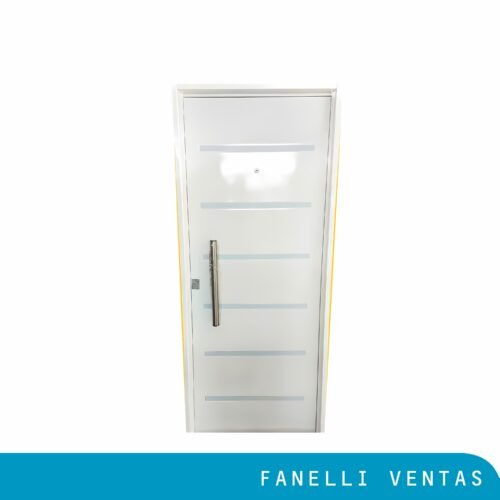 Puerta Doble Chapa Inyectada Modelo 610 c/Barral recto