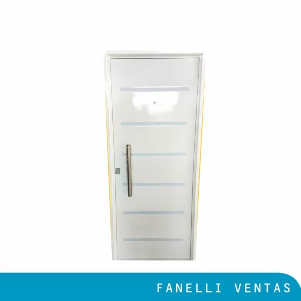 Puerta Doble Chapa Inyectada Modelo 610 c/Barral recto