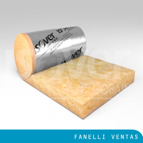 AISLANTE ISOVER ROLAC PLATA AISLANTE ISOVER 50MM ROLAC PLATA 1.20X18MTS